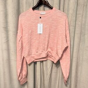 Lovers + Friends Blush Pink Sweatshirt